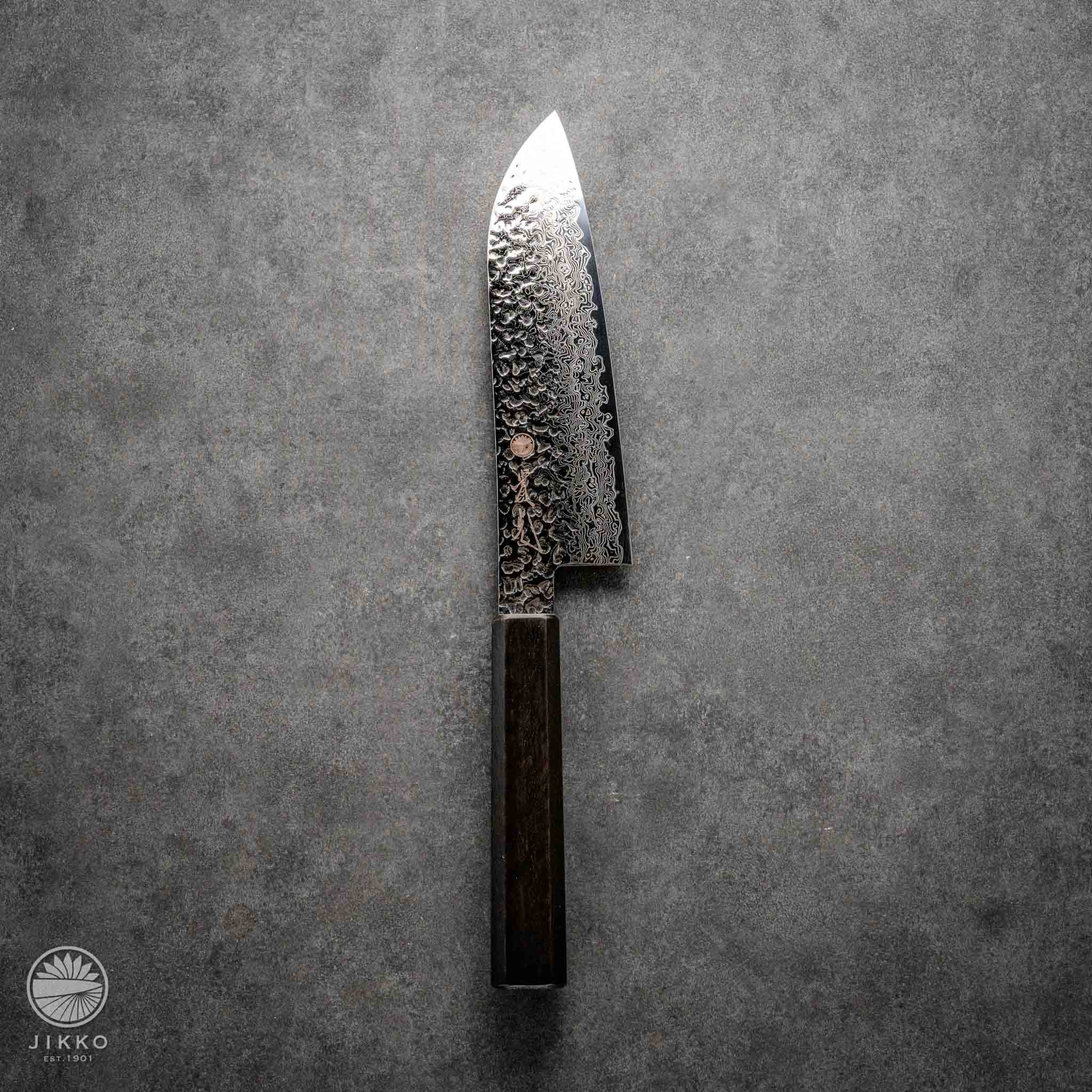 Boco Damascus Santoku (Multi-purpose) SG2 Starinless steel – JIKKO
