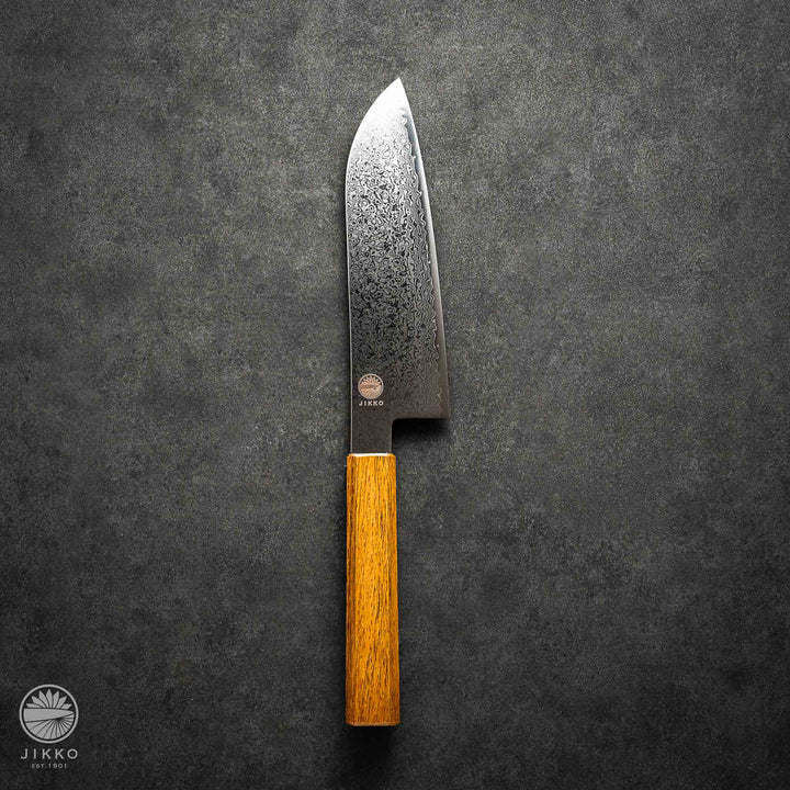 Loco Damascus Santoku (Multi-purpose) VG10 Starinless steel