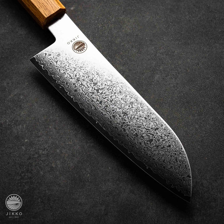 Loco Damascus Santoku (Multi-purpose) VG10 Starinless steel