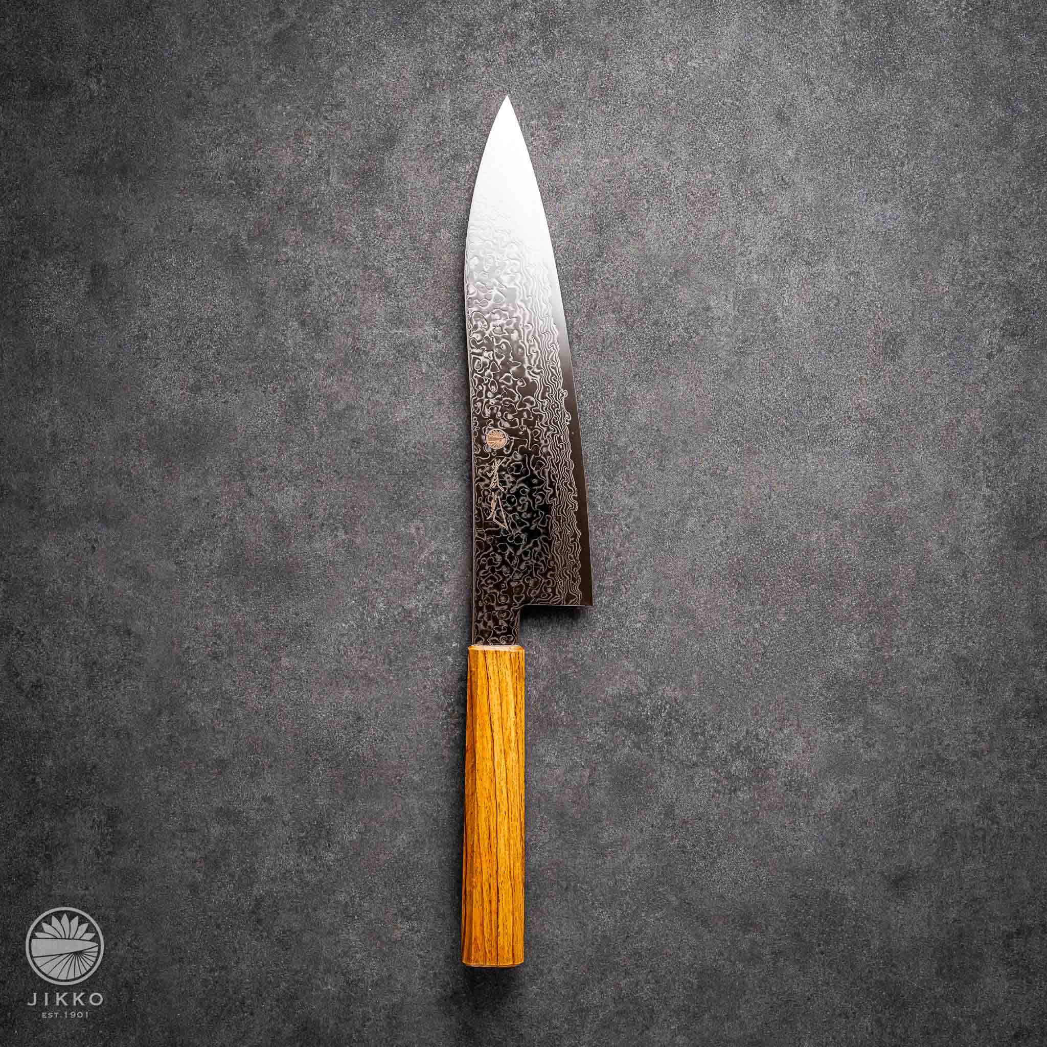 Loco Damascus Gyuto (Chef Knife) SG2 Starinless steel – JIKKO