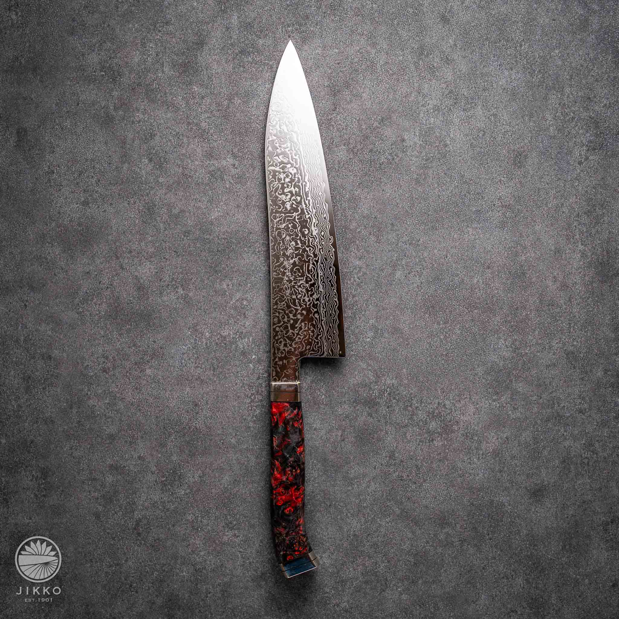 Tosakkoページ JIKKO Kappa Damascus Gyuto (Chef Knife) SG2 Starinless steel