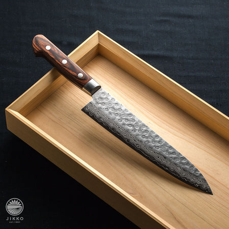 JIKKO Chef Ginsan stainless steel Gyuto Japanese knife