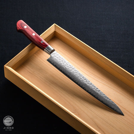 JIKKO Premium Master 2 Ginsan stainless steel Japanese Sujihiki (Slicer)