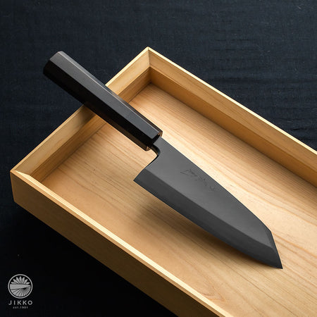 JIKKO Deba Jyousaku White2 carbon steel Filet Knife Japanese knife