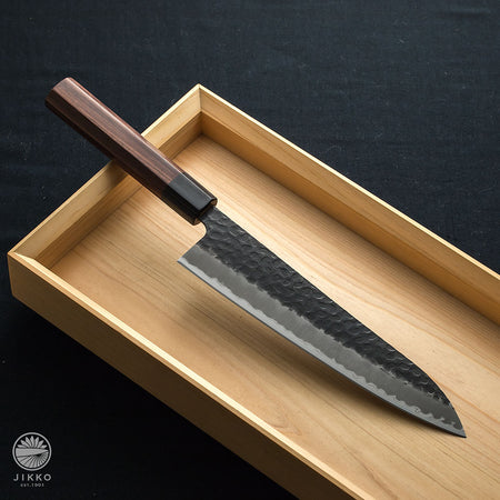 JIKKO Mille-feuille Gyuto knife VG-10 Gold Stainless Steel Japanese  (Chef)