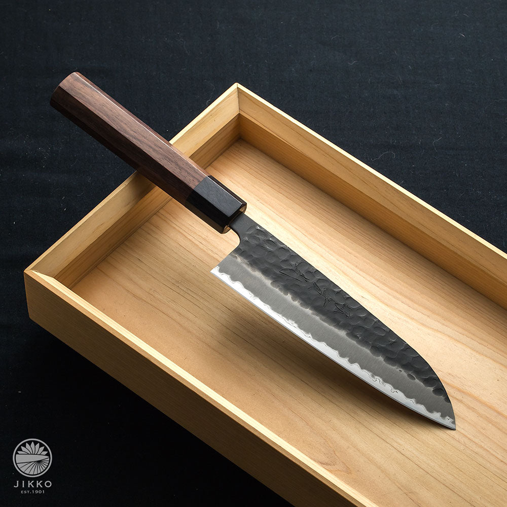 JIKKO Crator Blue steel Japanese Santoku (Multi-purpose