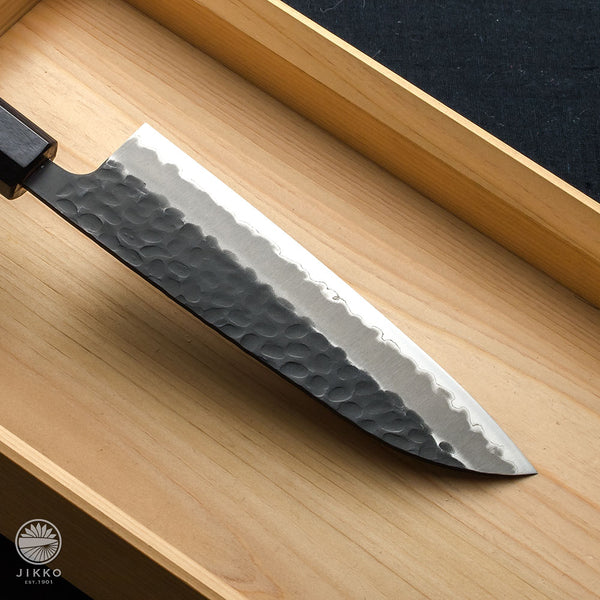Jikko Nihonko Japanese Carbon Steel Santoku Knife - Globalkitchen Japan