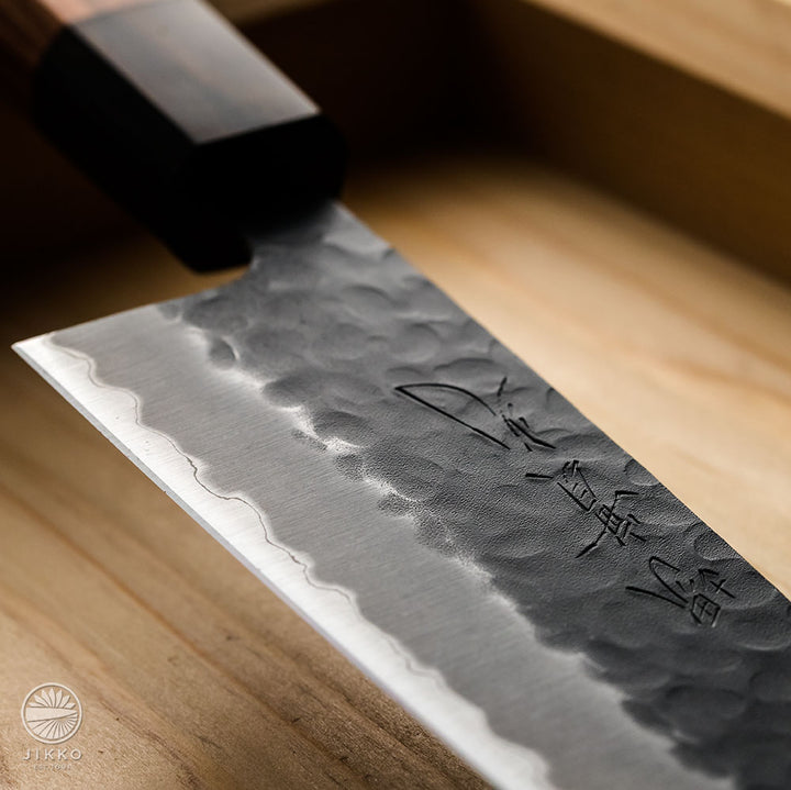 JIKKO Crator Kiritsuke Blue steel Japanese Santoku (Multi-purpose)