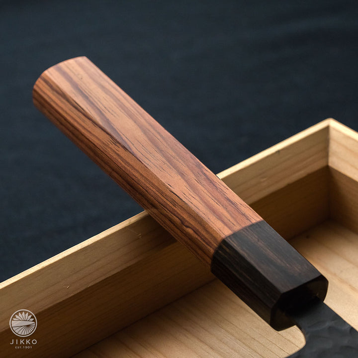 JIKKO Crator Kiritsuke Blue steel Japanese Santoku (Multi-purpose)