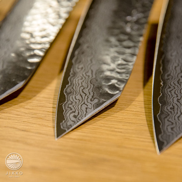 JIKKO Mille-feuille Santoku knife VG-10 Gold Stainless Steel