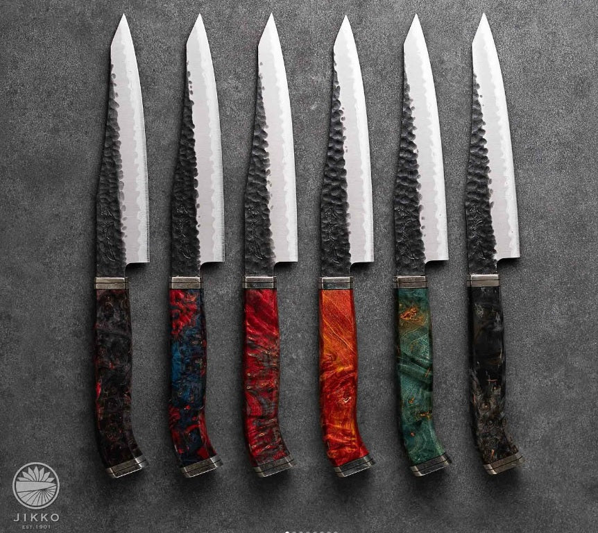 The Vibrant Stabilized Wood Knives: Adding Color to Knives