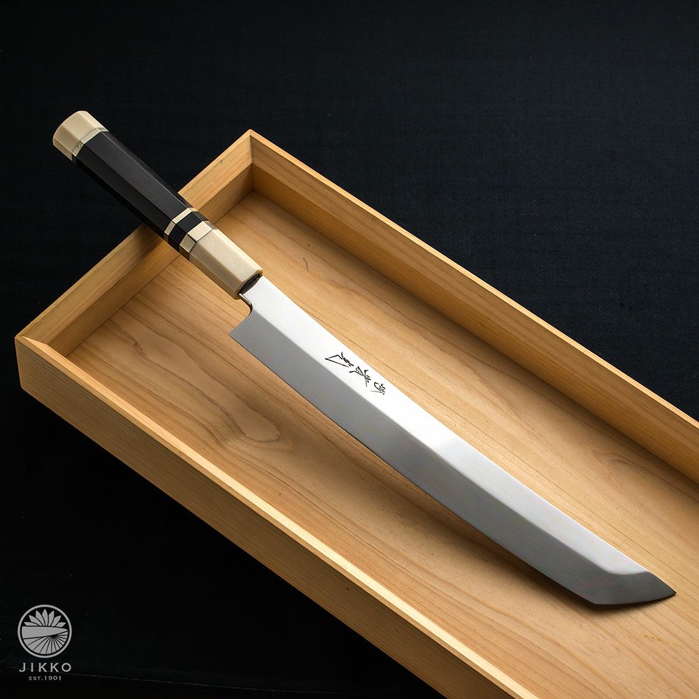 Toushin Honyaki Sashimi (Yanagi) Sakimaru Knife Ginsan Stainless steel