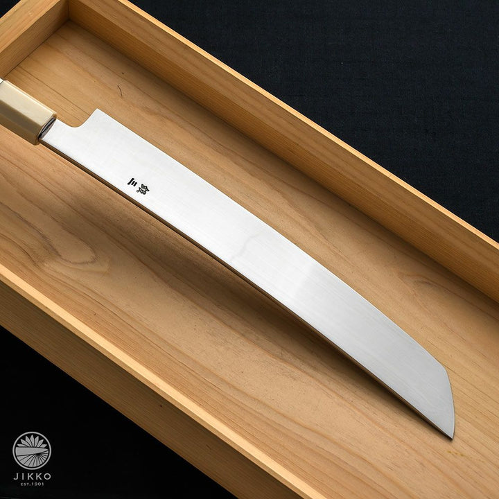 Toushin Honyaki Sashimi (Yanagi) Sakimaru Knife Ginsan Stainless steel