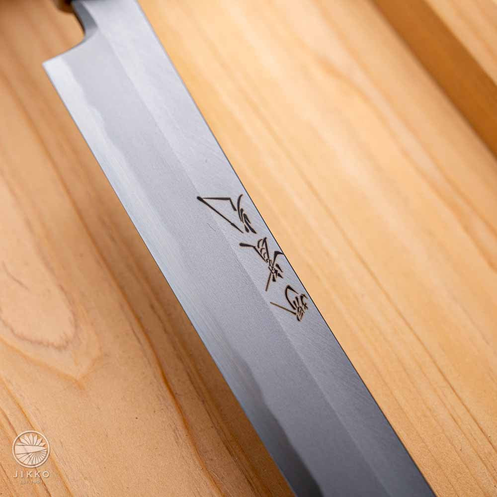 Gion White Sashimi (Yanagi) Kiritsuke knife White2 carbon steel