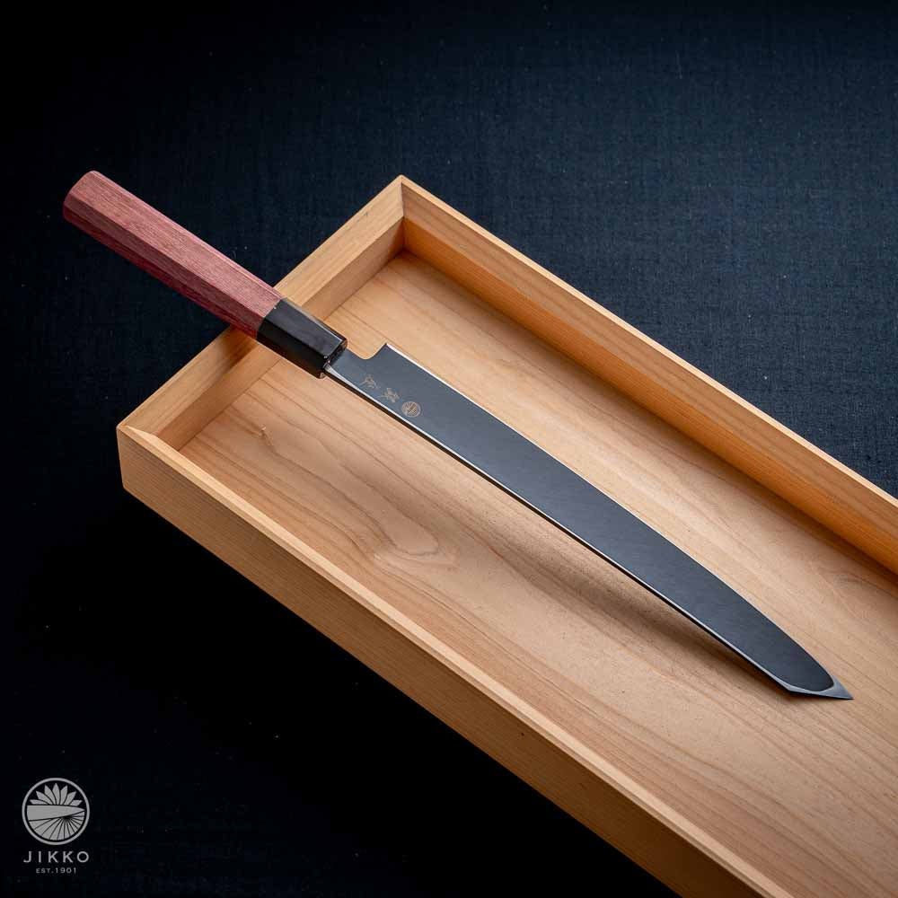 Ginza Nihon Sashimi (Yanagi) Kiritsuke knife Japanese carbon steel 2 carbon steel