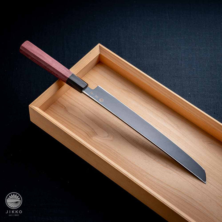 Ginza Nihon Sashimi (Yanagi) Sakimaru knife Japanese carbon steel 2 carbon steel