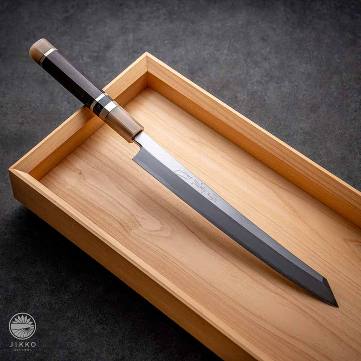 Shiko White Sashimi (Yanagi) Kiritsuke knife White2 carbon steel