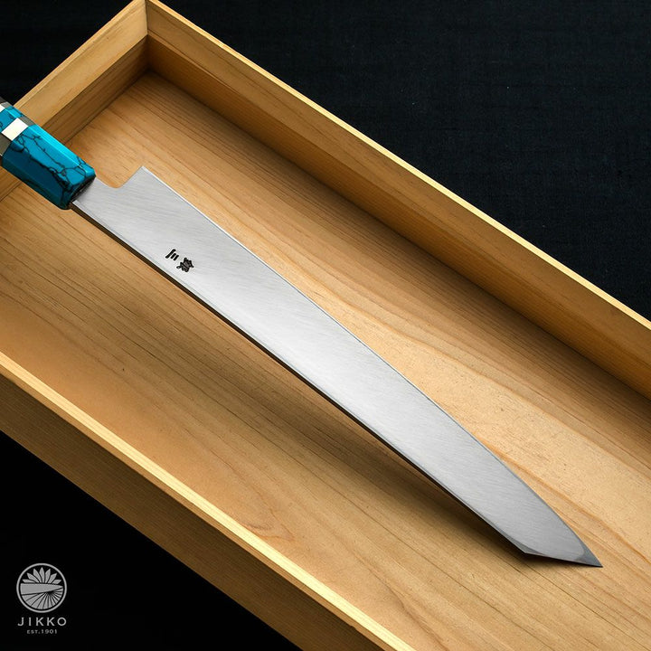 Shiko Ginsan Sashimi (Yanagi) Sakimaru knife Ginsan Stainless steel