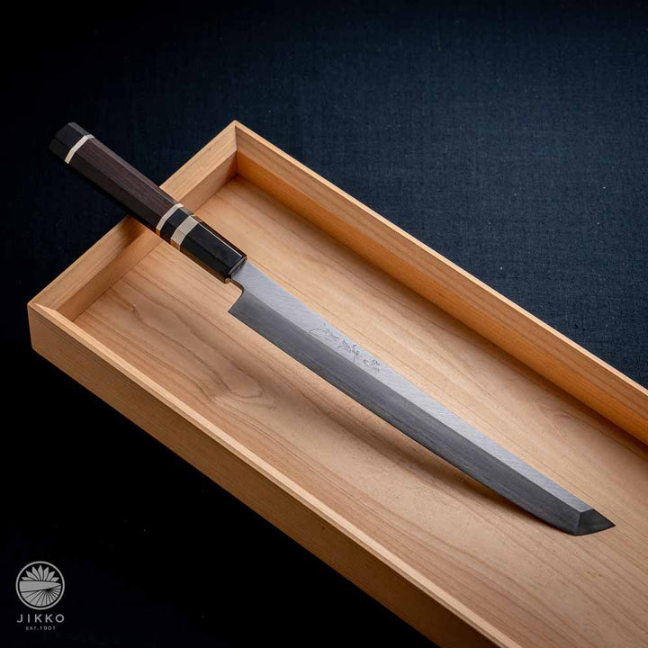 Shiko Nihon Sashimi (Yanagi) Sakimaru knife Japanese carbon steel 2 carbon steel