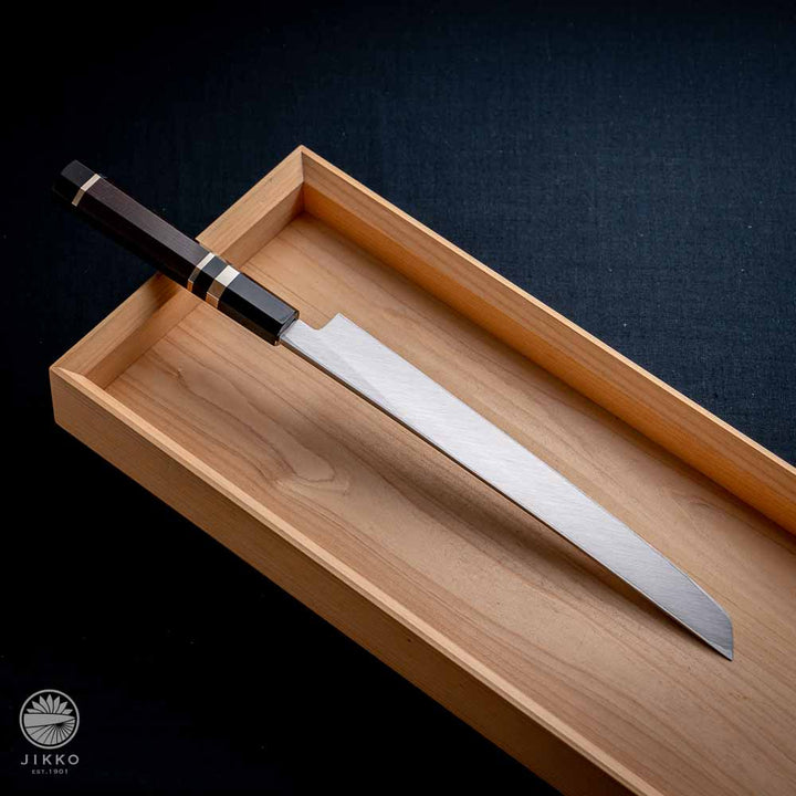 Shiko Nihon Sashimi (Yanagi) Sakimaru knife Japanese carbon steel 2 carbon steel