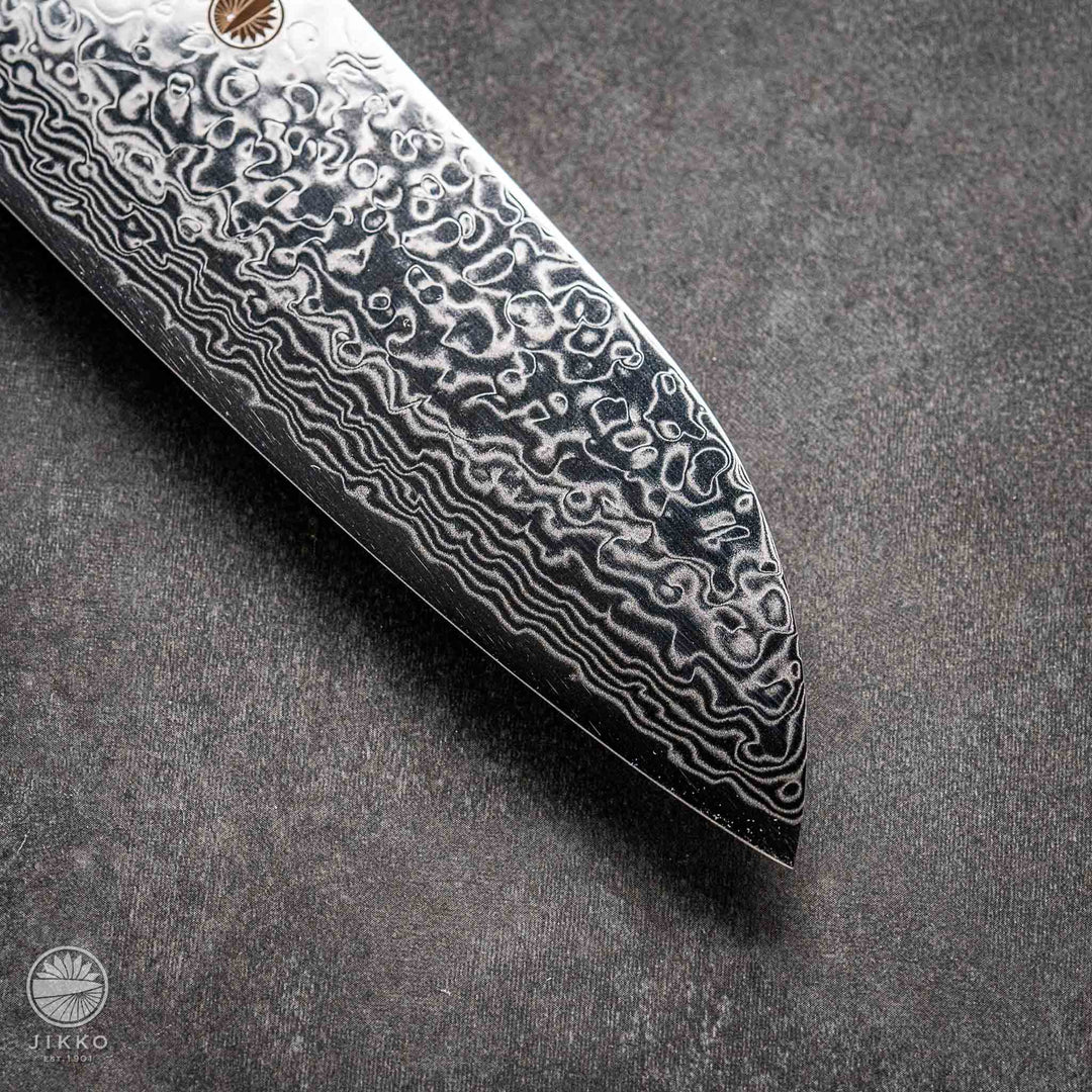 Loco Damascus Santoku (Multi-purpose) SG2 Starinless steel