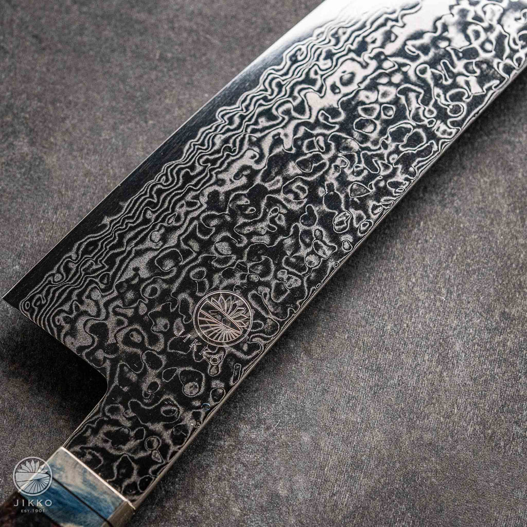 JIKKO Kappa Damascus Gyuto (Chef Knife) SG2 Starinless steel