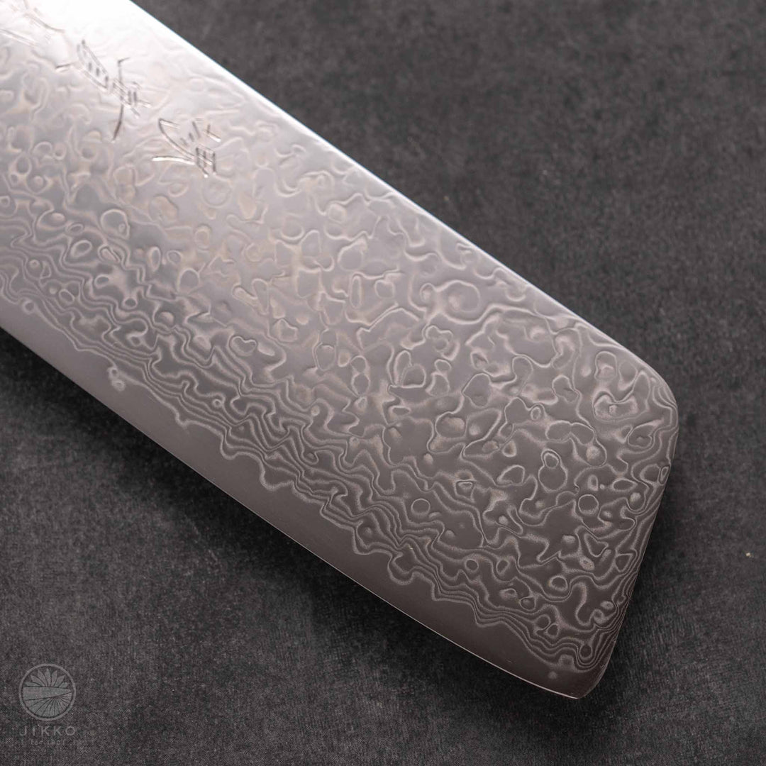 JIKKO Kappa Damascus Nakiri (Vegetable Knife) SG2 Starinless steel