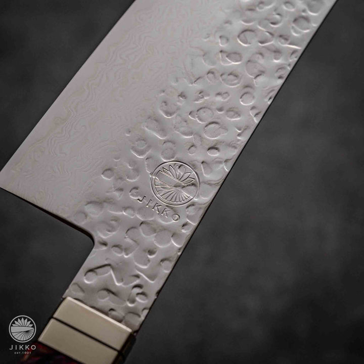 JIKKO Nishiki Damascus Gyuto (Chef Knife) SG2 Starinless steel