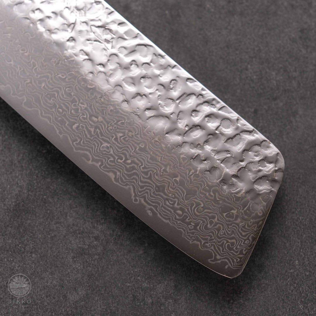 JIKKO Nishiki Damascus Nakiri (Vegetable Knife) SG2 Starinless steel