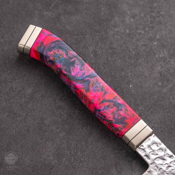 JIKKO Nishiki Damascus Nakiri (Vegetable Knife) SG2 Starinless steel