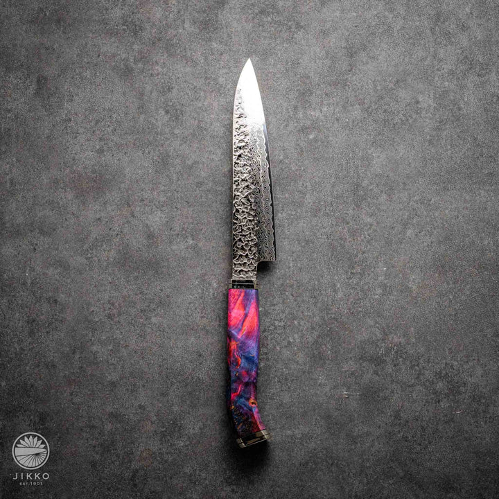 JIKKO Nishiki Damascus Petty (Utility Knife) SG2 Starinless steel