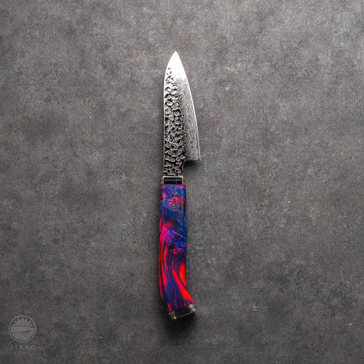 JIKKO Nishiki Damascus Paring (Utility Knife) SG2 Starinless steel