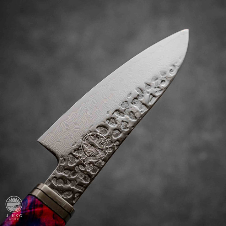 JIKKO Nishiki Damascus Paring (Utility Knife) SG2 Starinless steel