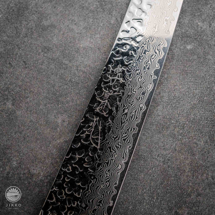 JIKKO Nishiki Damascus Sujihiki (Slicer Knife) SG2 Starinless steel