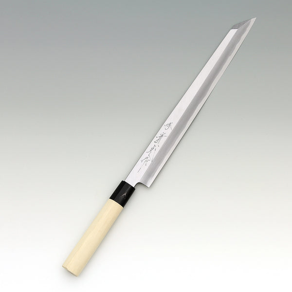 JIKKO Sashimi Kiritsuke Jyousaku White2 carbon steel Sushi Sashimi Japanese knife - JIKKO Japanese Kitchen Knife Cutlery