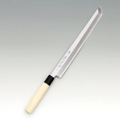 JIKKO Sashimi Sakimaru Jyousaku White2 carbon steel Sushi Sashimi Japanese knife - JIKKO Japanese Kitchen Knife Cutlery
