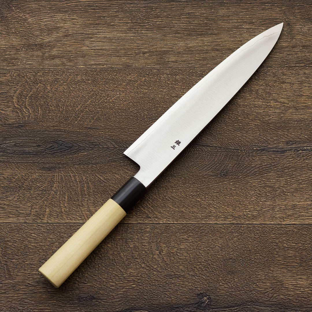 JIKKO Chef Ginsan stainless steel Gyuto Japanese knife - JIKKO Japanese Kitchen Knife Cutlery