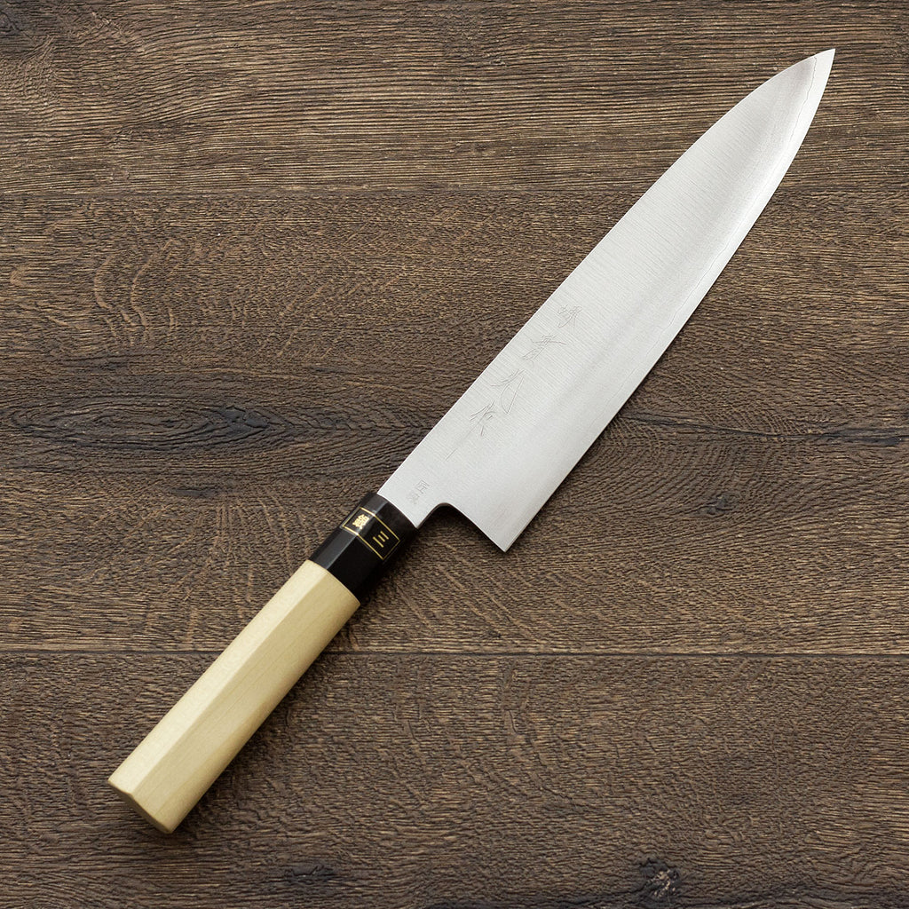 JIKKO Kiritsuke Mille-feuille Santoku knife VG-10 Gold Stainless