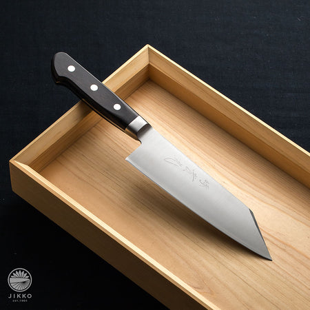 JIKKO Santoku Blue carbon steel knife Japanese knife