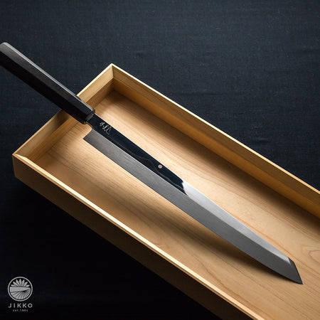 JIKKO Sashimi Sakimaru Jyousaku White2 carbon steel Sushi Sashimi Japanese knife