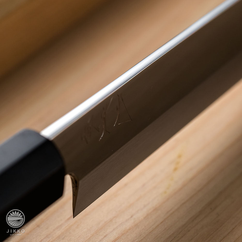 Honyaki Mt.fuji Sashimi (Yanagi) Sakimaru knife mirror finished