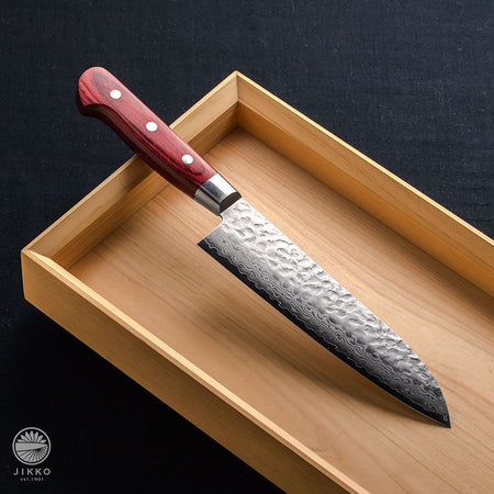 JIKKO Mille-feuille Sujihiki knife VG-10 Gold Stainless Steel Japanese (Slicer)