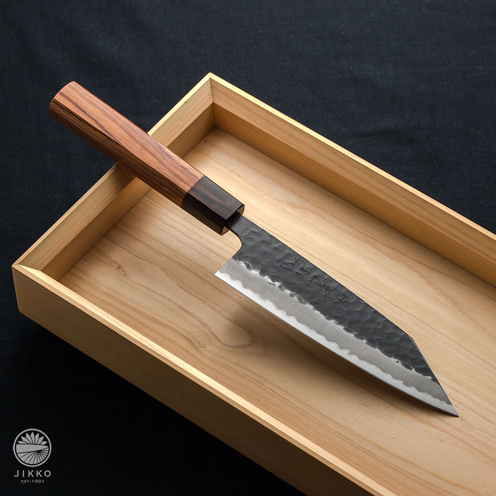 Kiritsuke Santoku con custodia in legno – Kitsune Knives